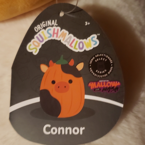 SELECT SERIES‼️ NWT - Squishmallows Connor the Pumpkin Cow - Mallow Mash 2024 - Picture 6 of 12